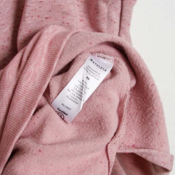Athleta Balance Pullover Sweatshirt Victorian Berry XS - Picture 7 of 9
